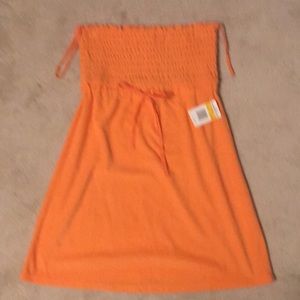 NWT Strapless Bathing Suit Cover Size S